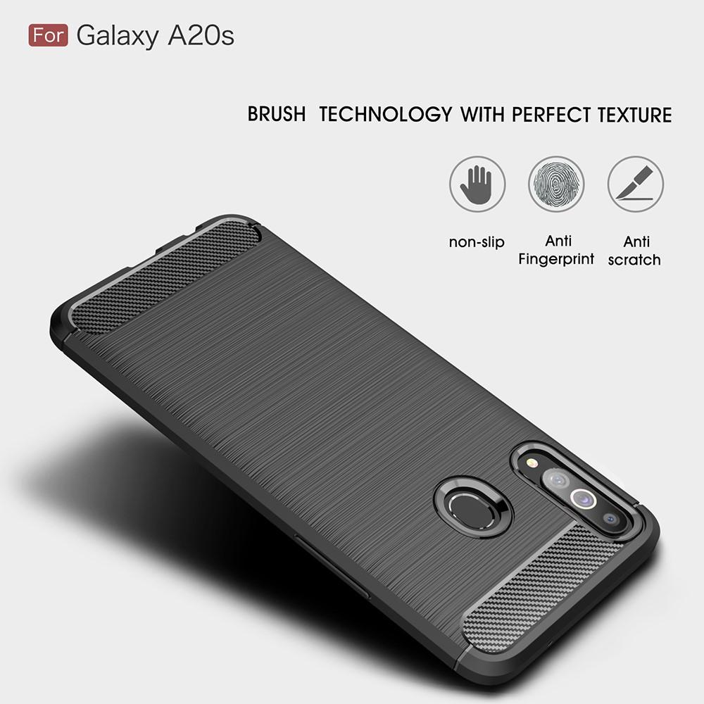 Brushed TPU Case Samsung Galaxy A20s Black