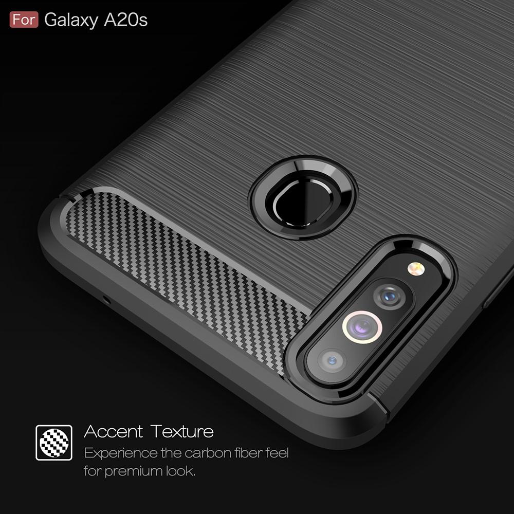 Brushed TPU Case Samsung Galaxy A20s Black