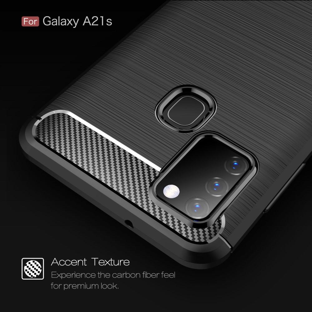 Brushed TPU Case Samsung Galaxy A21s Black