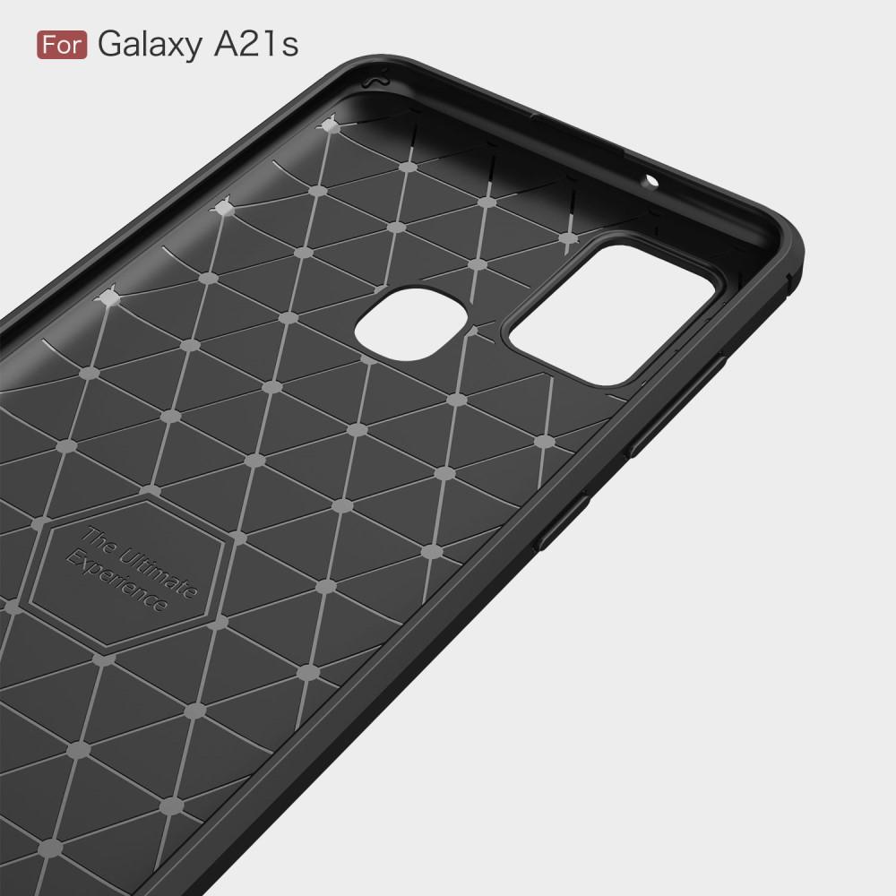 Brushed TPU Case Samsung Galaxy A21s Black