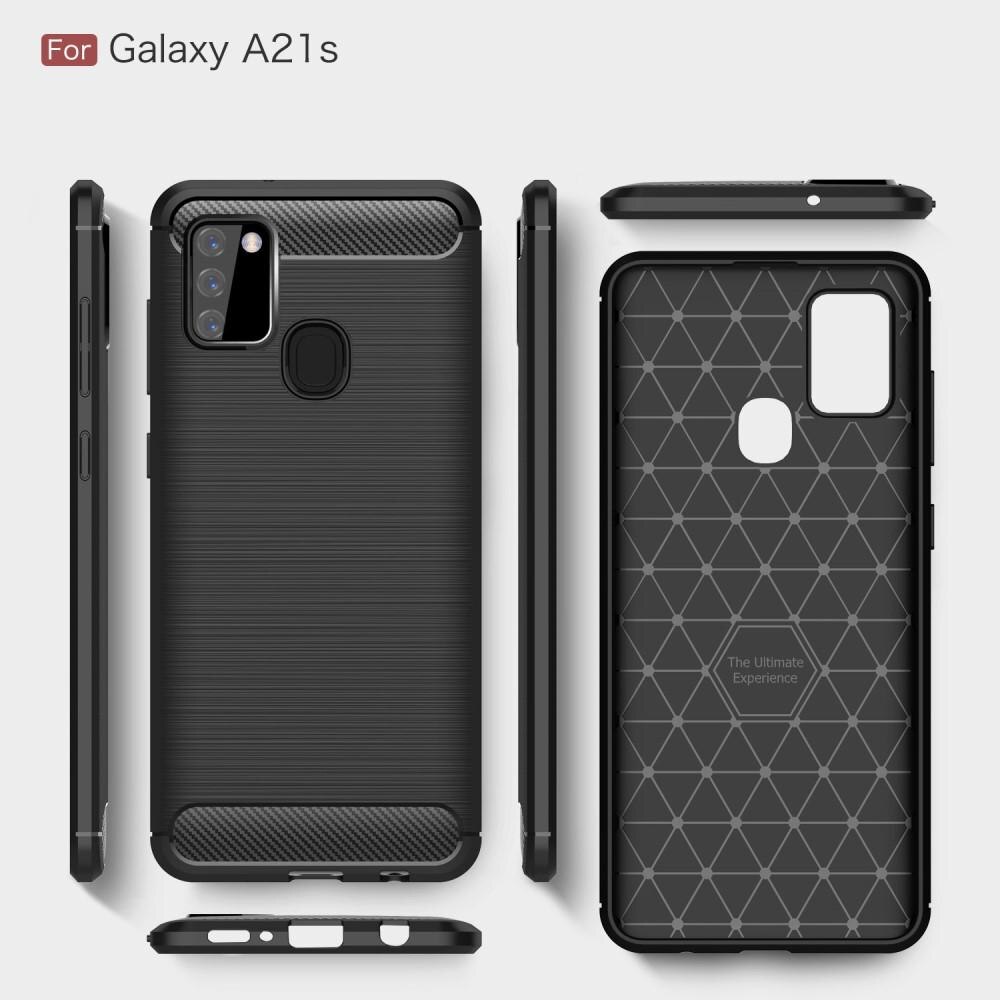 Brushed TPU Case Samsung Galaxy A21s Black