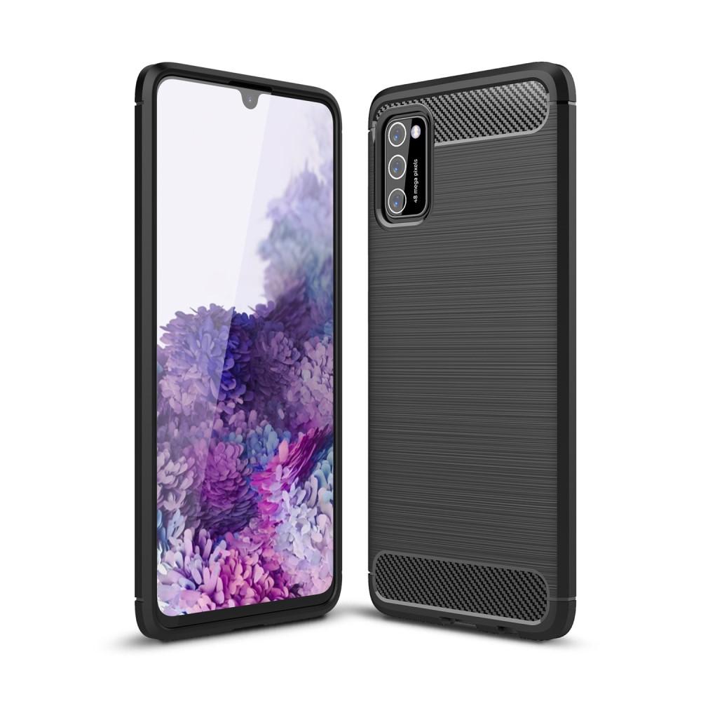 Samsung Galaxy A41 Skal TPU Brushed Svart