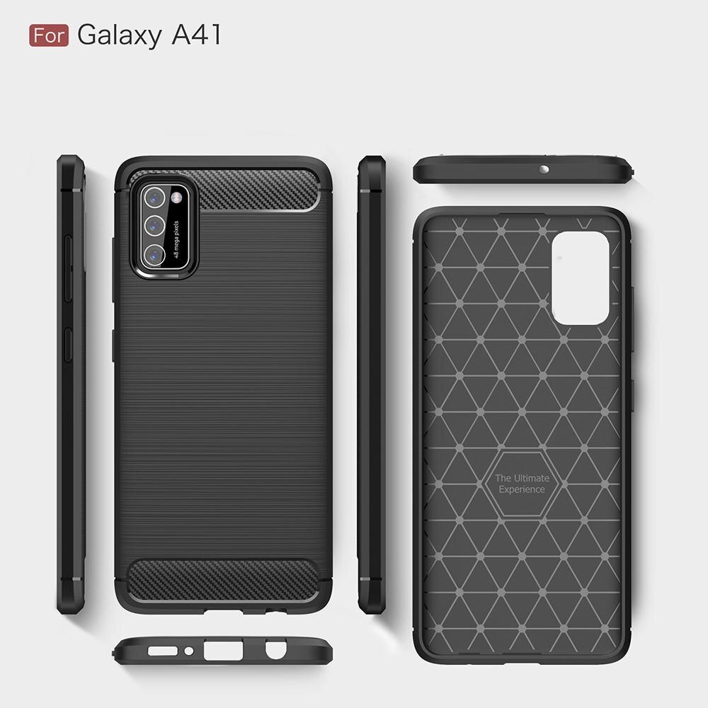 Brushed TPU Case Samsung Galaxy A41 Black