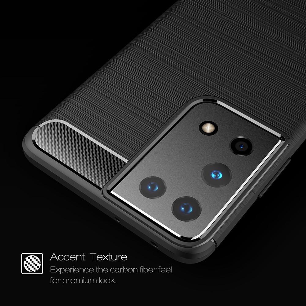 Brushed TPU Case Samsung Galaxy S21 Ultra Black