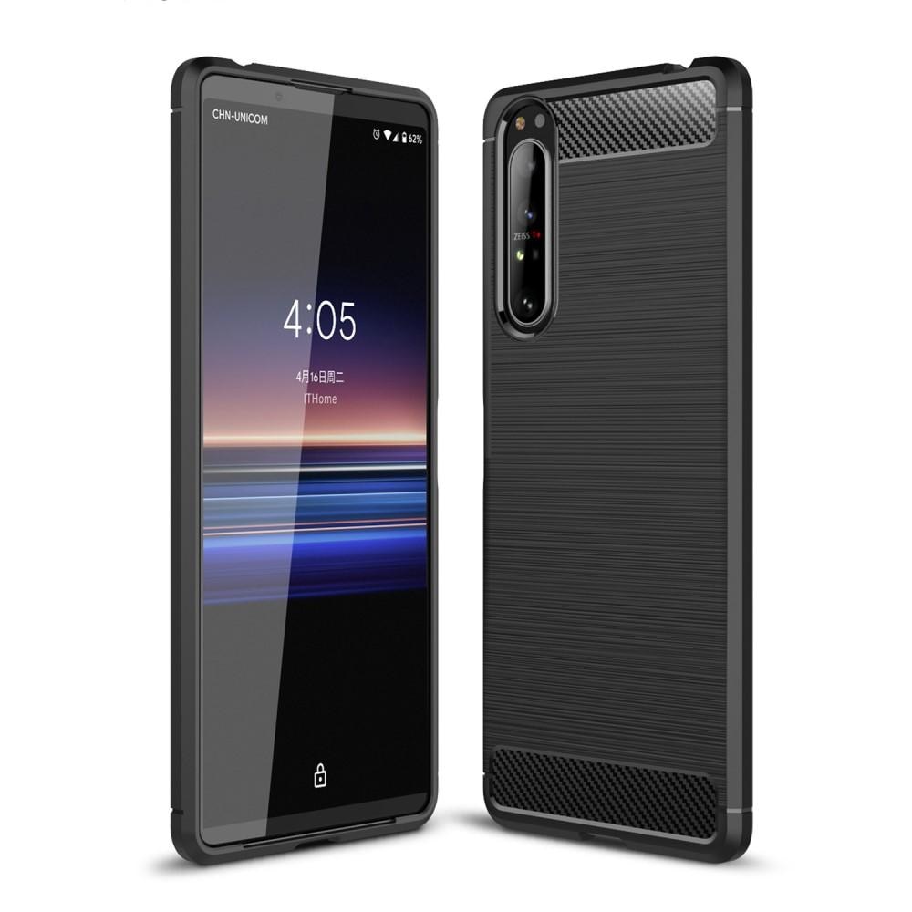 Brushed TPU Case Sony Xperia 1 II Black