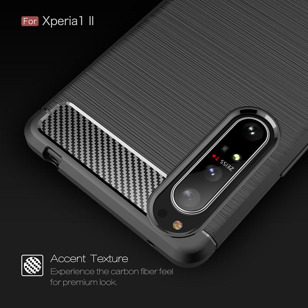 Brushed TPU Case Sony Xperia 1 II Black