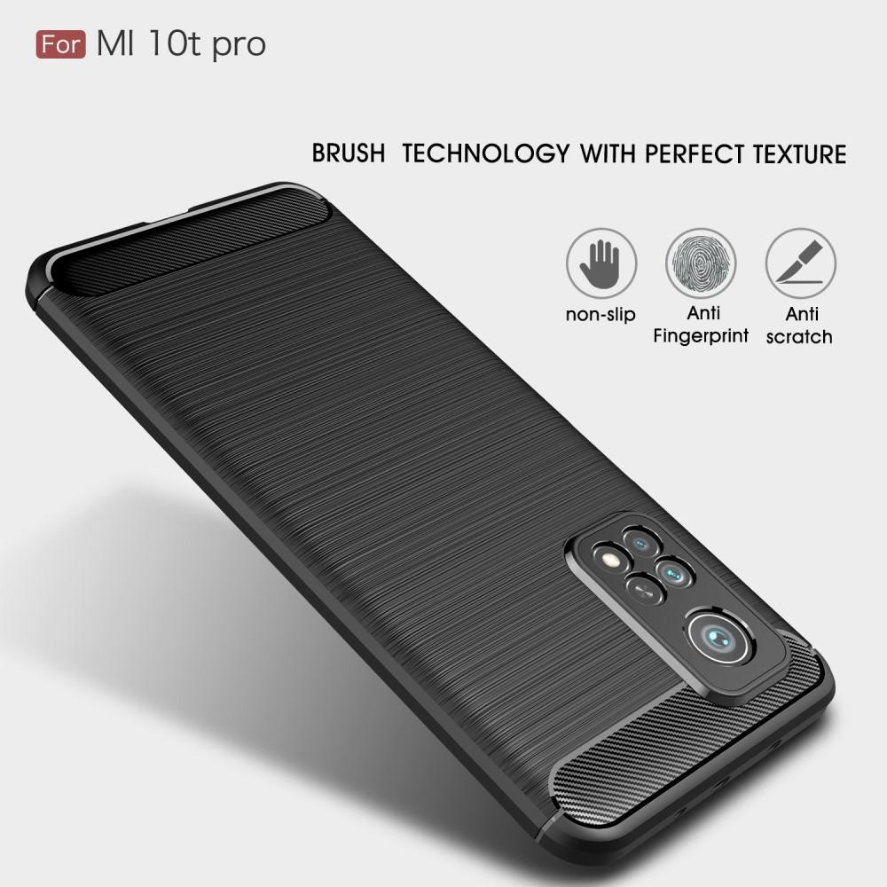 Xiaomi Mi 10T/10T Pro Skal TPU Brushed Svart