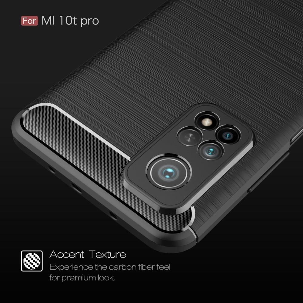 Xiaomi Mi 10T/10T Pro Skal TPU Brushed Svart