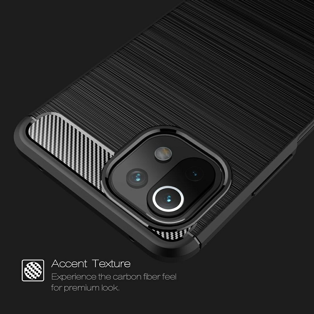 Brushed TPU Case Xiaomi Mi 11 Lite 5G Black