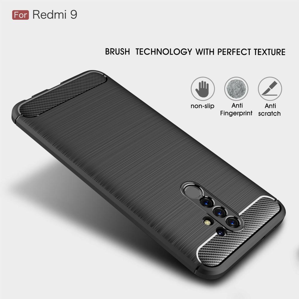 Brushed TPU Case Xiaomi Redmi 9 Black