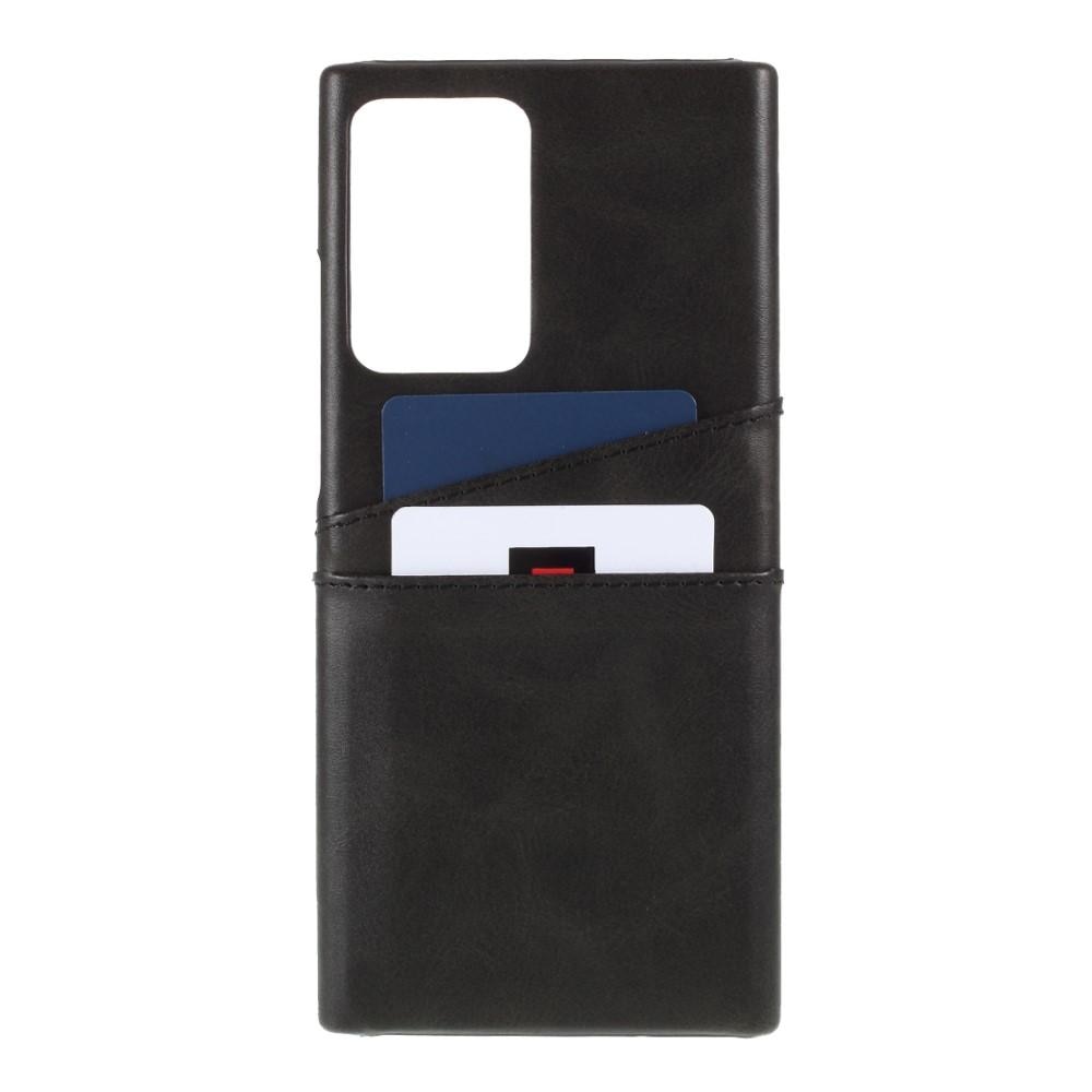 Card Slots Case Galaxy Note 20 Ultra svart