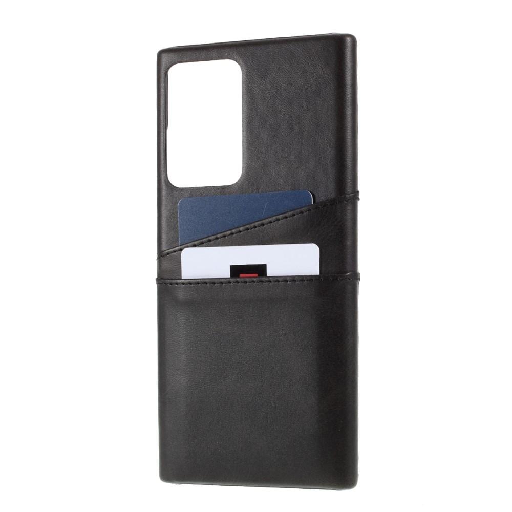 Card Slots Case Galaxy Note 20 Ultra svart