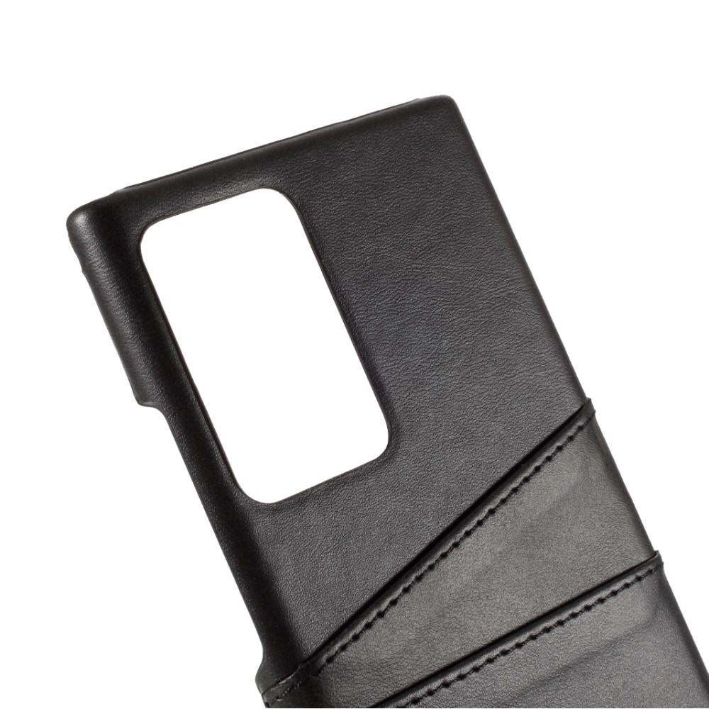 Card Slots Case Galaxy Note 20 Ultra svart
