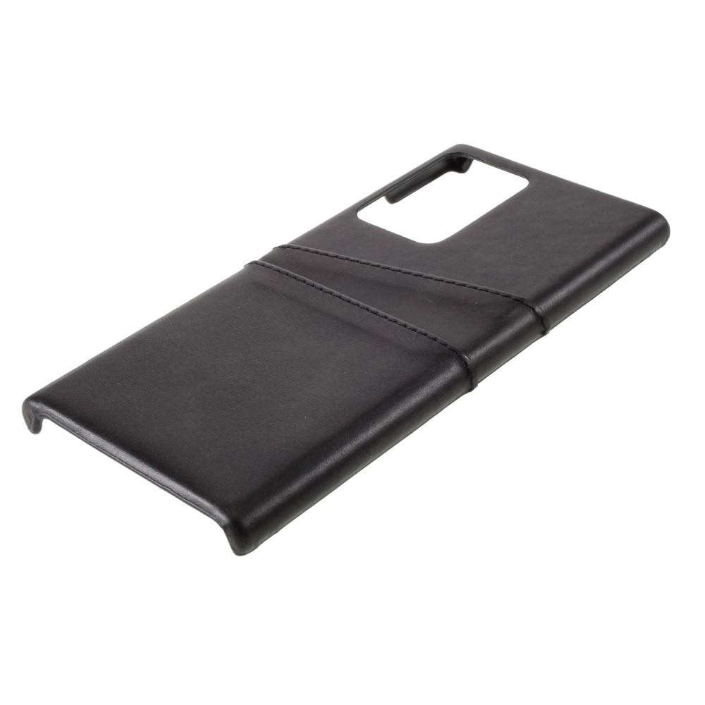 Card Slots Case Galaxy Note 20 Ultra svart