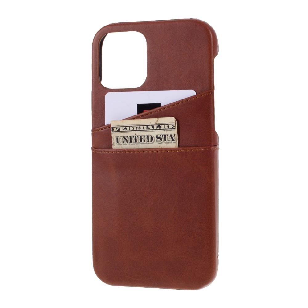 Card Slots Case iPhone 12/12 Pro brun