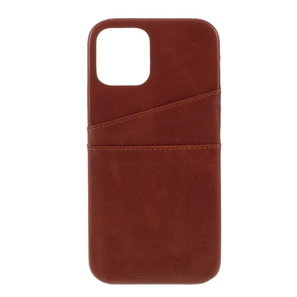 Card Slots Case iPhone 12/12 Pro brun