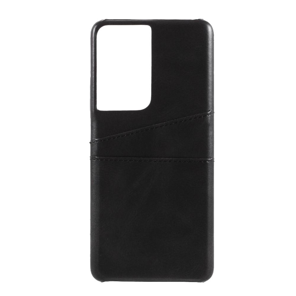 Card Slots Case Samsung Galaxy S21 Ultra svart