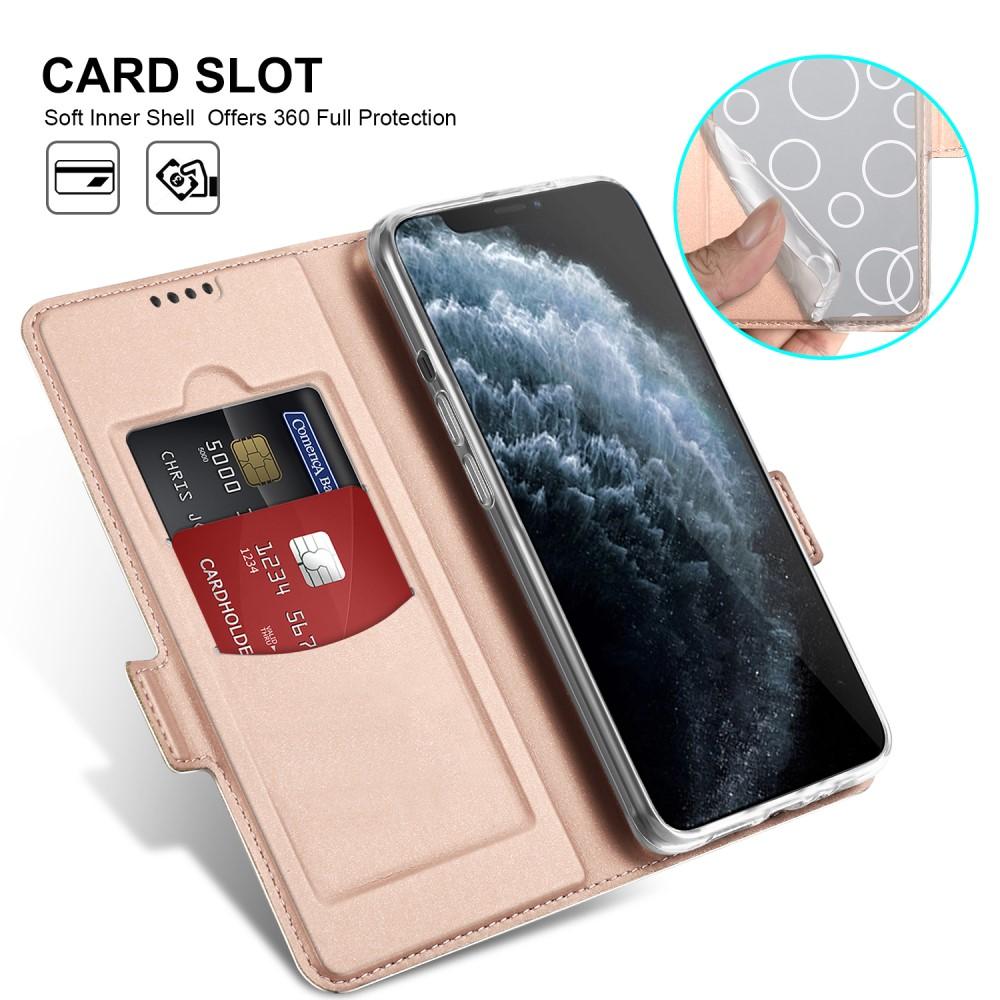 Slim Card Wallet iPhone 12/12 Pro roséguld