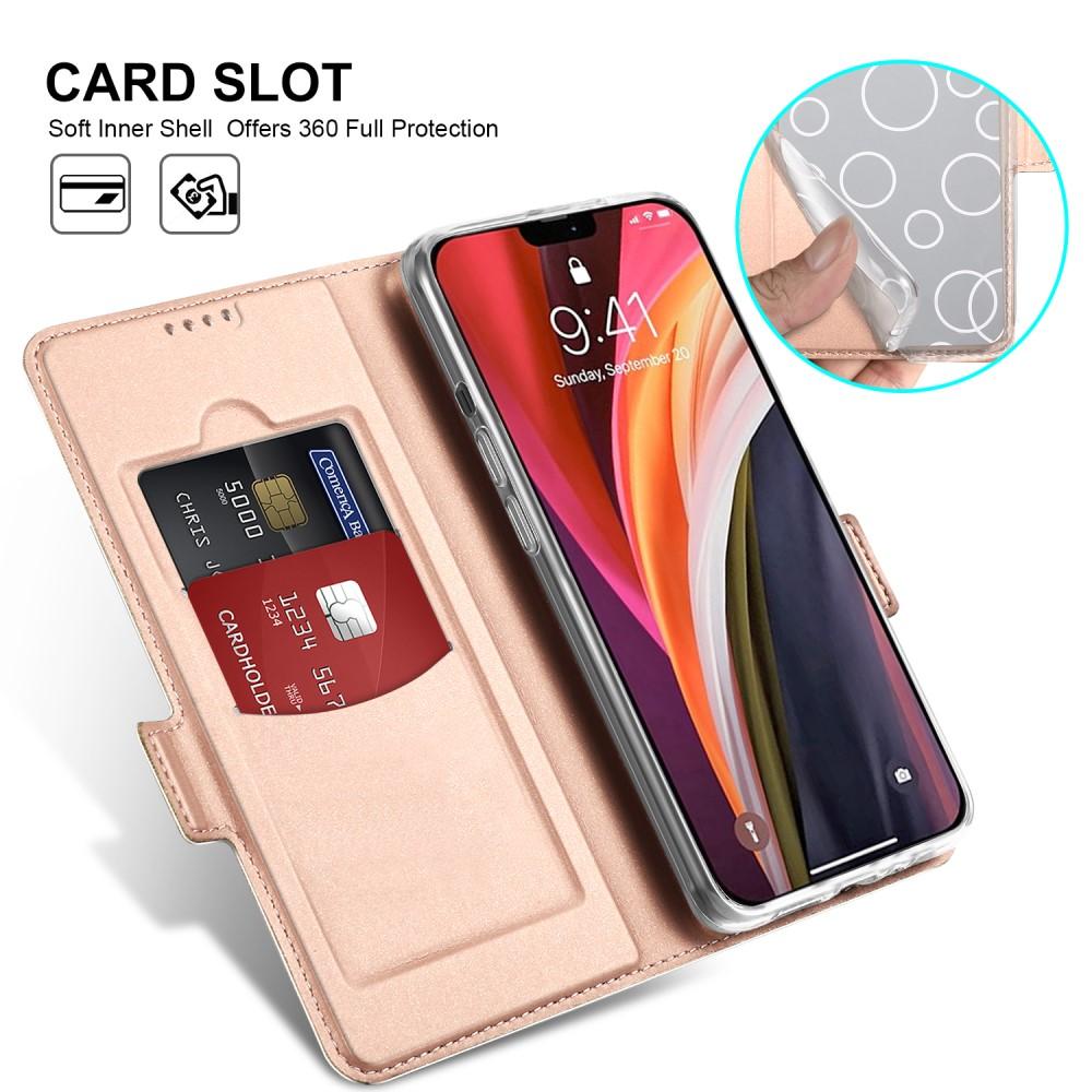 Slim Card Wallet iPhone 12 Pro Max roséguld