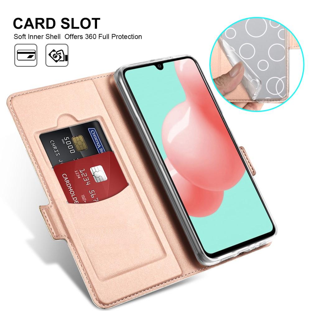 Slim Card Wallet Samsung Galaxy A41 roséguld