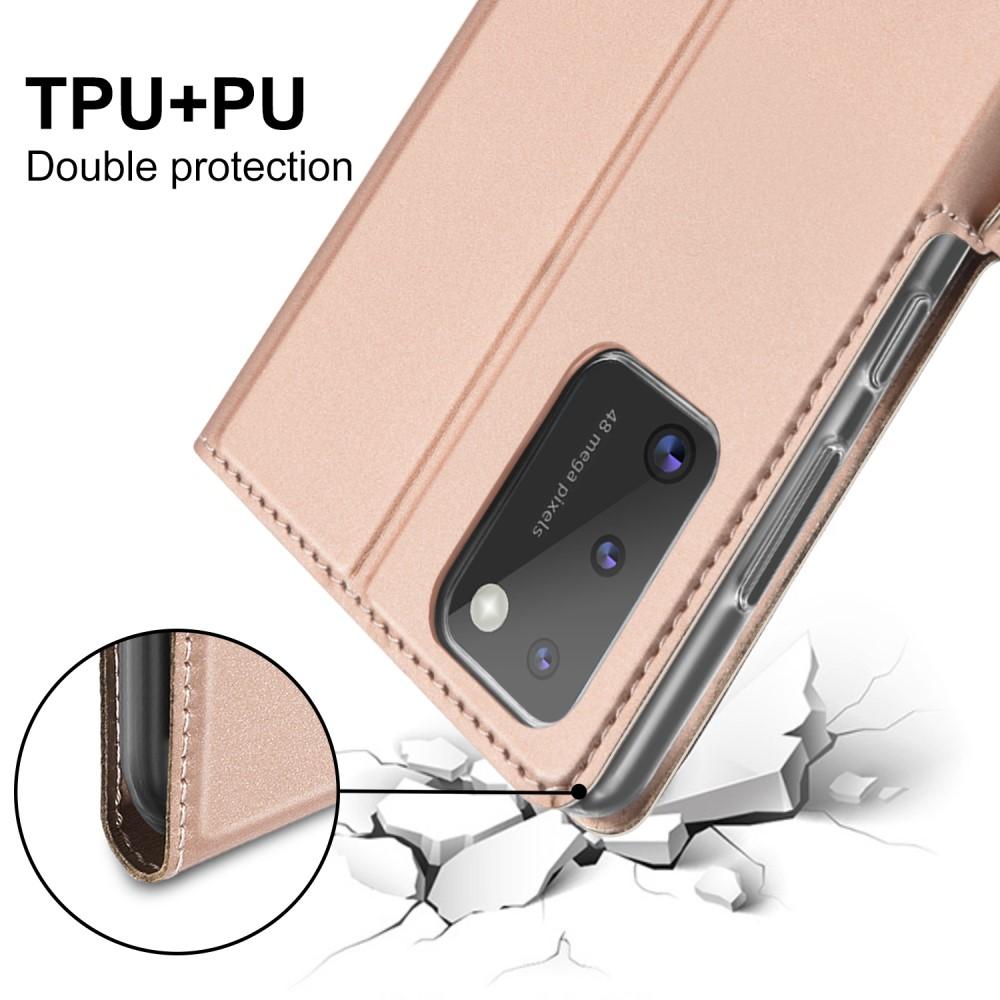 Slim Card Wallet Samsung Galaxy A41 roséguld