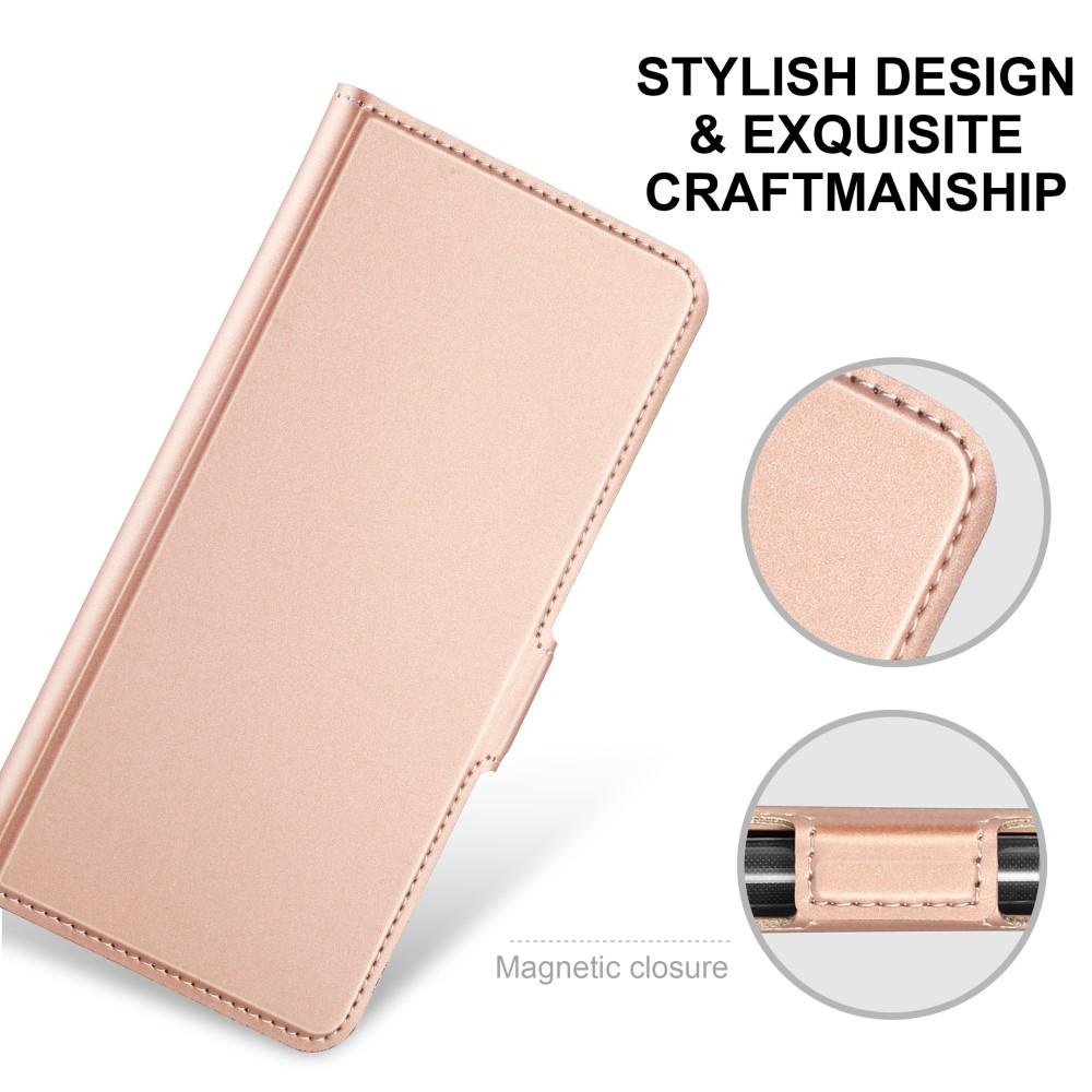 Slim Card Wallet Samsung Galaxy A41 roséguld