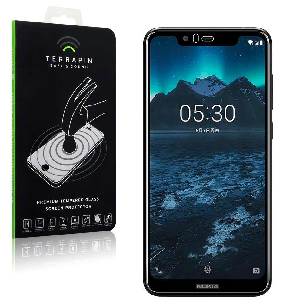 Tempered Glass Skärmskydd Nokia 5.1 Plus svart