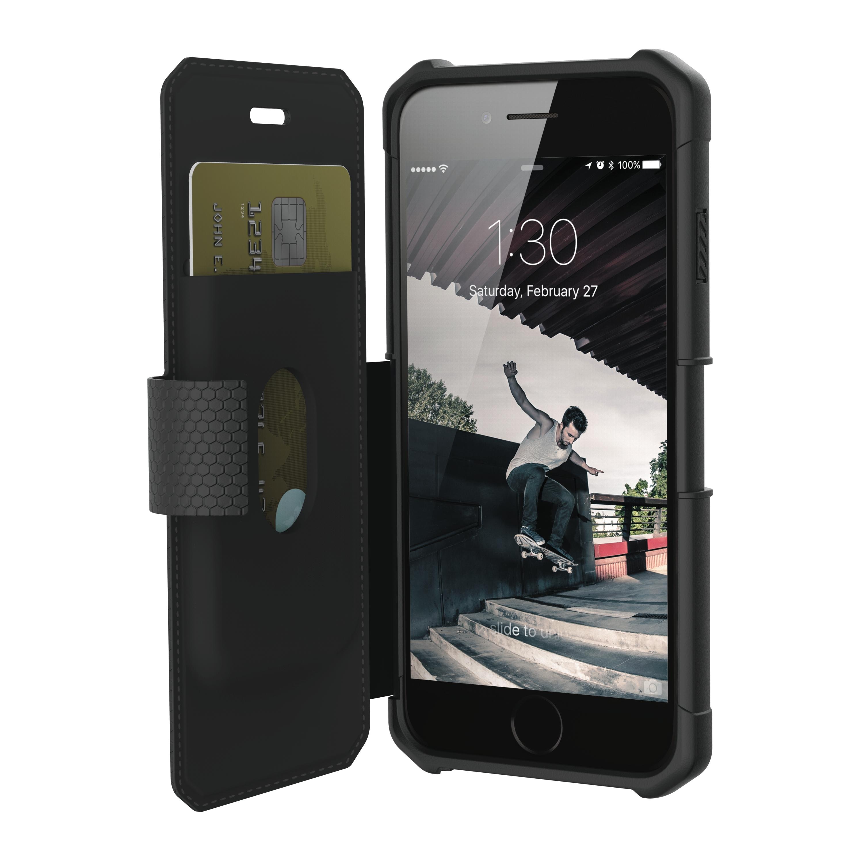 Metropolis Wallet Case iPhone 7/8/SE 2020 Black