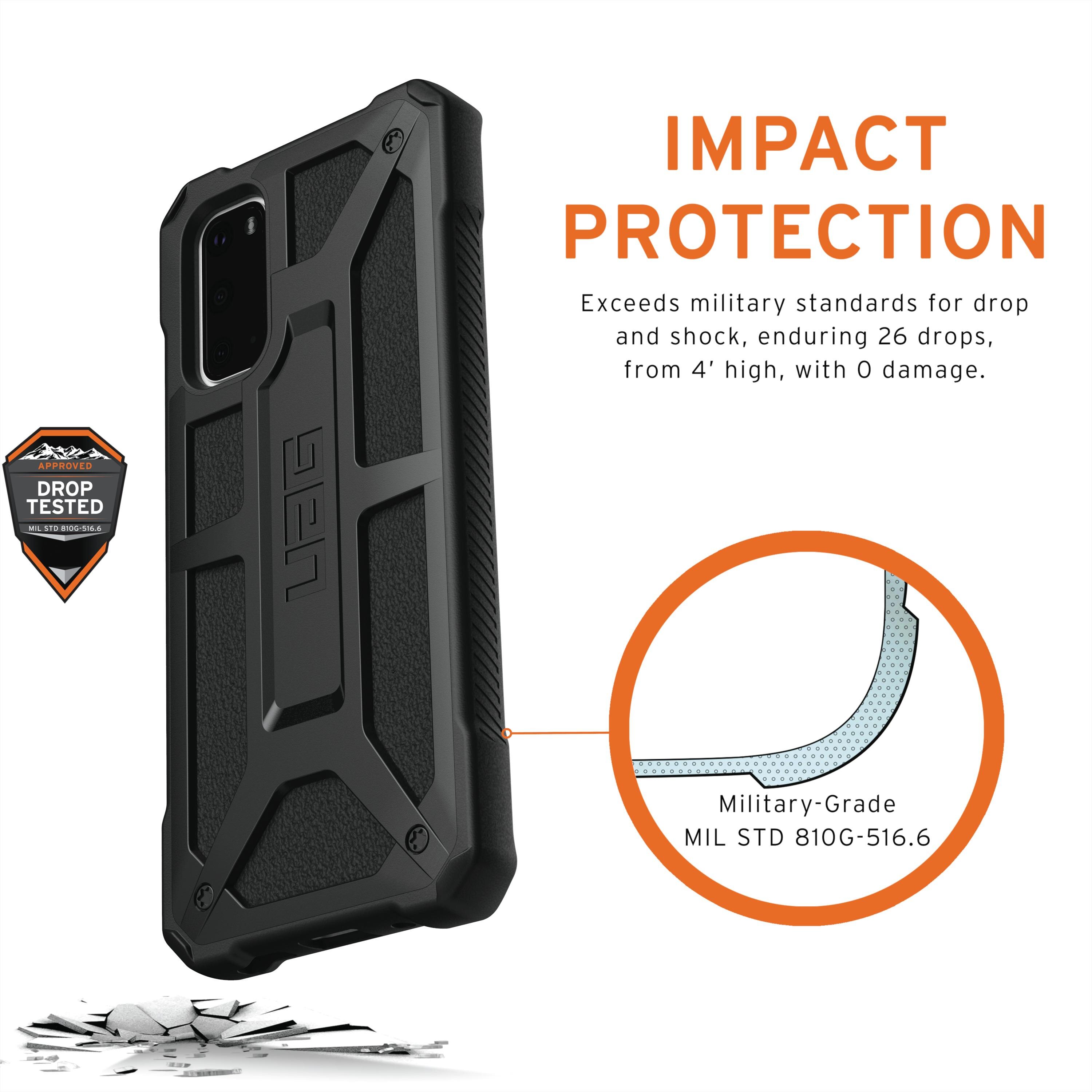 Monarch Series Case Galaxy S20 Black