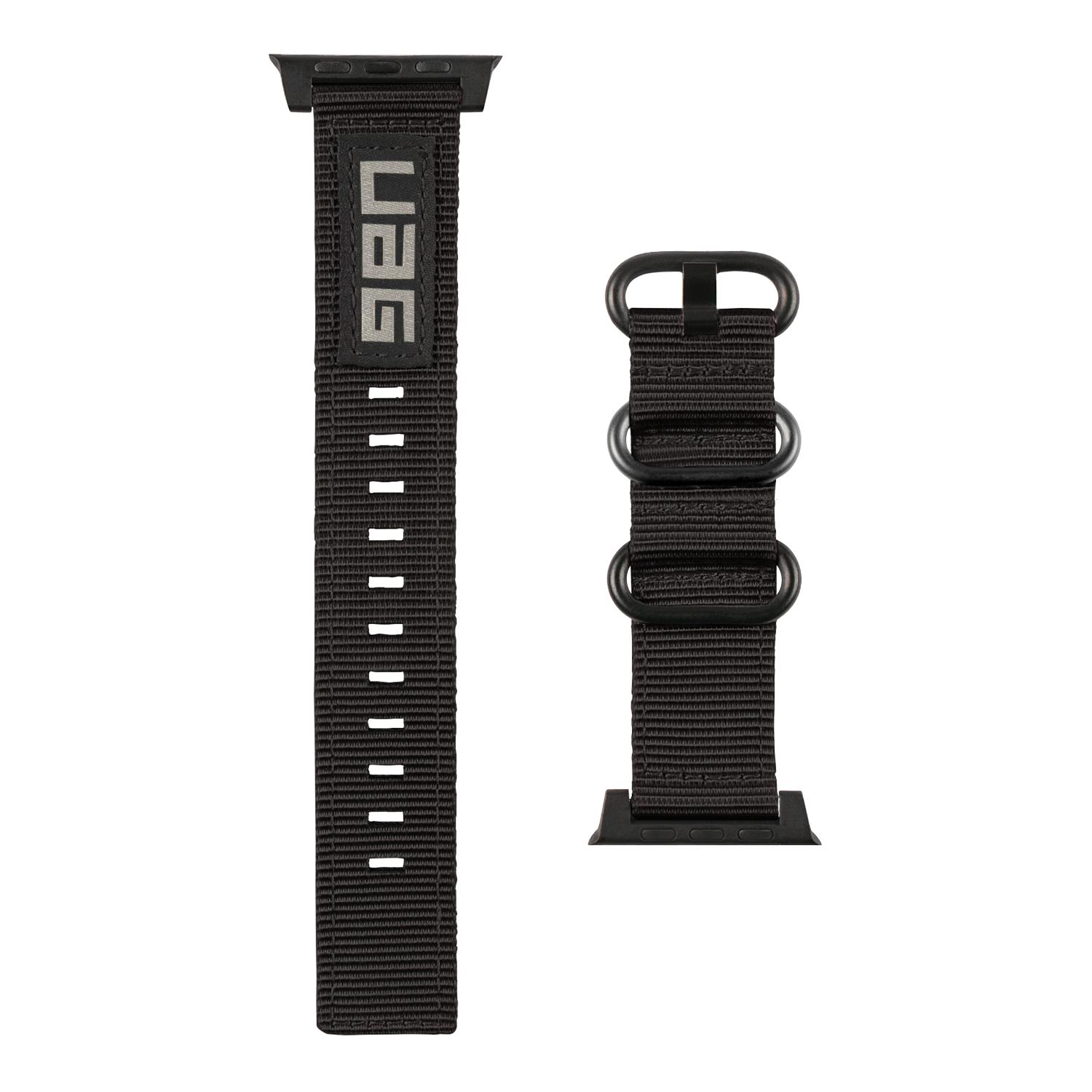 Nato Eco Strap Apple Watch 45mm Series 7 Black