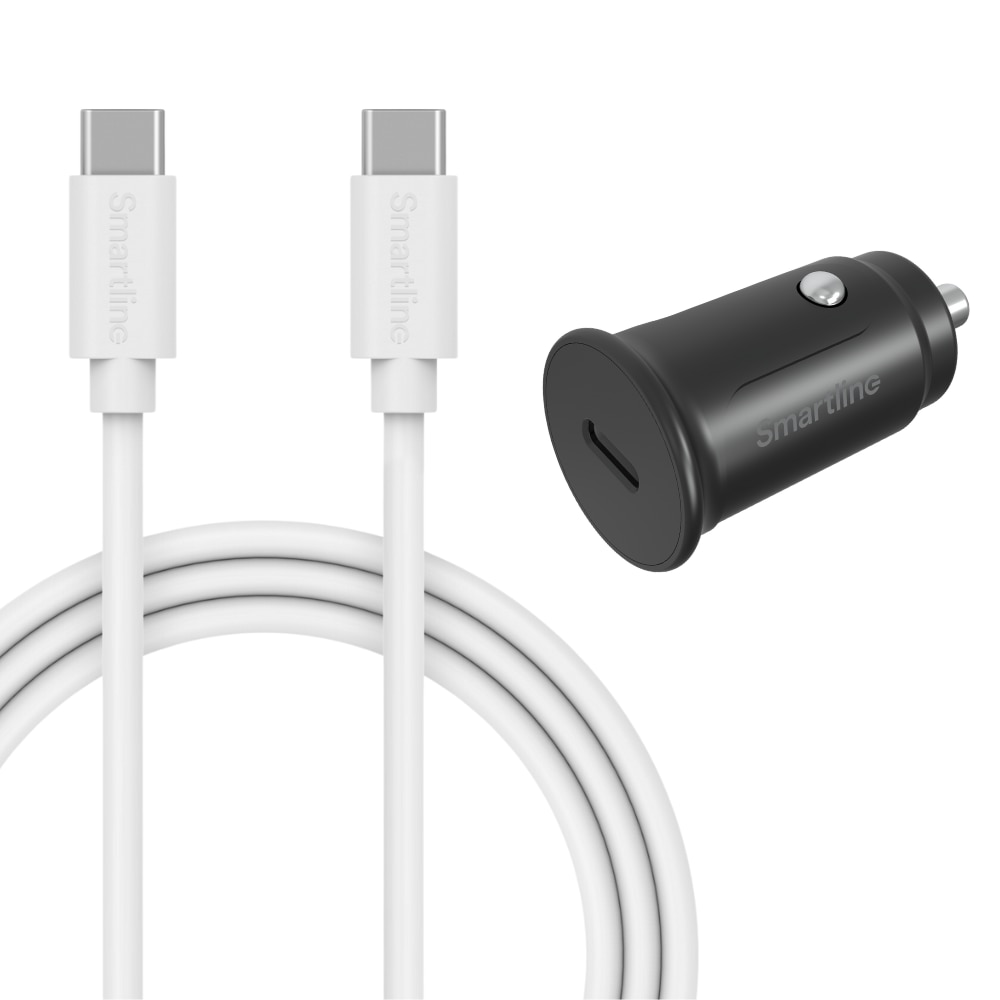 Komplett Billaddare Xiaomi 14 Pro - 1m sladd & laddare USB-C - Smartline