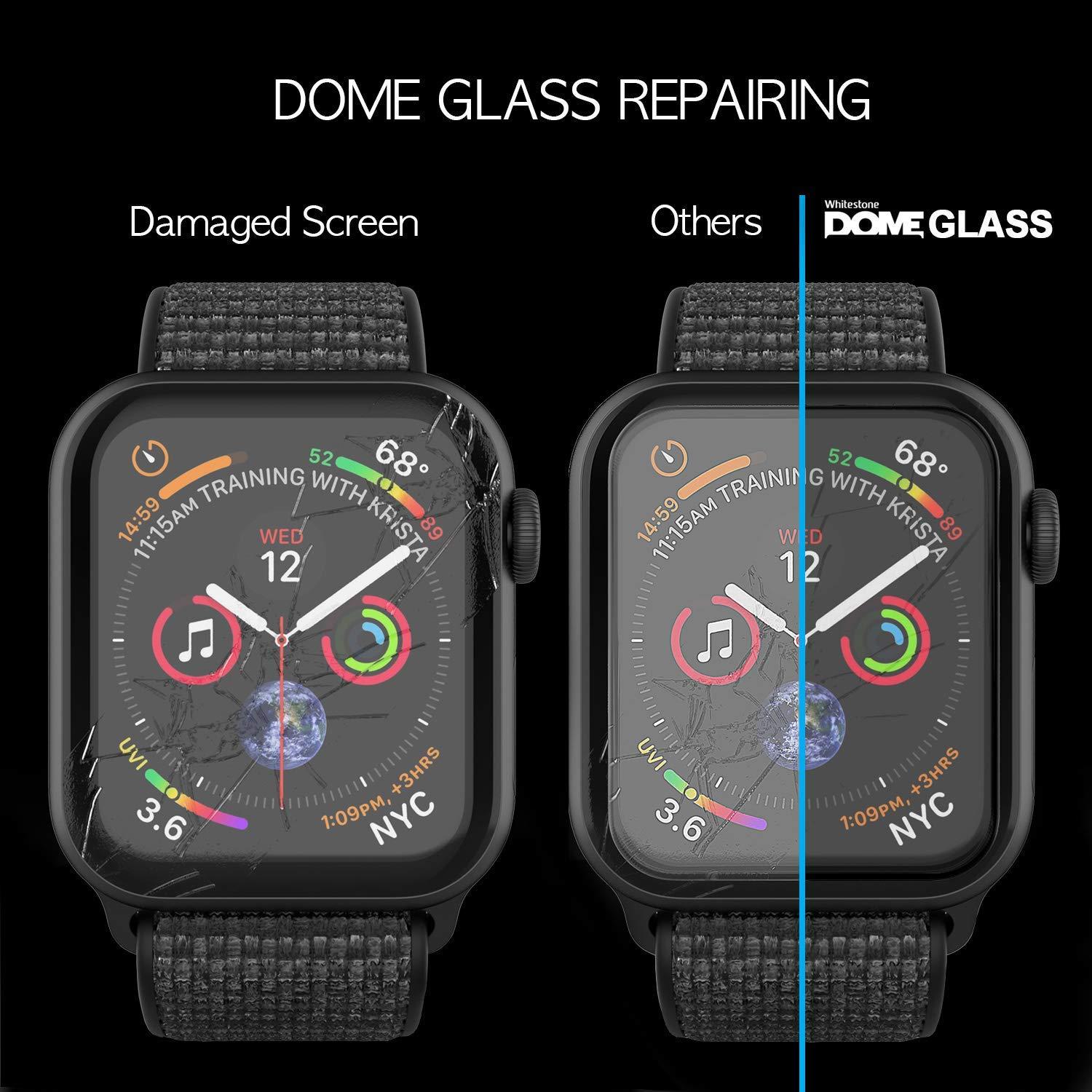 Dome Glass Screen Protector Apple Watch 44mm (2-pack)