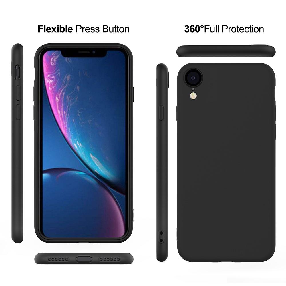 Liquid Silicone Case Apple iPhone XR Black