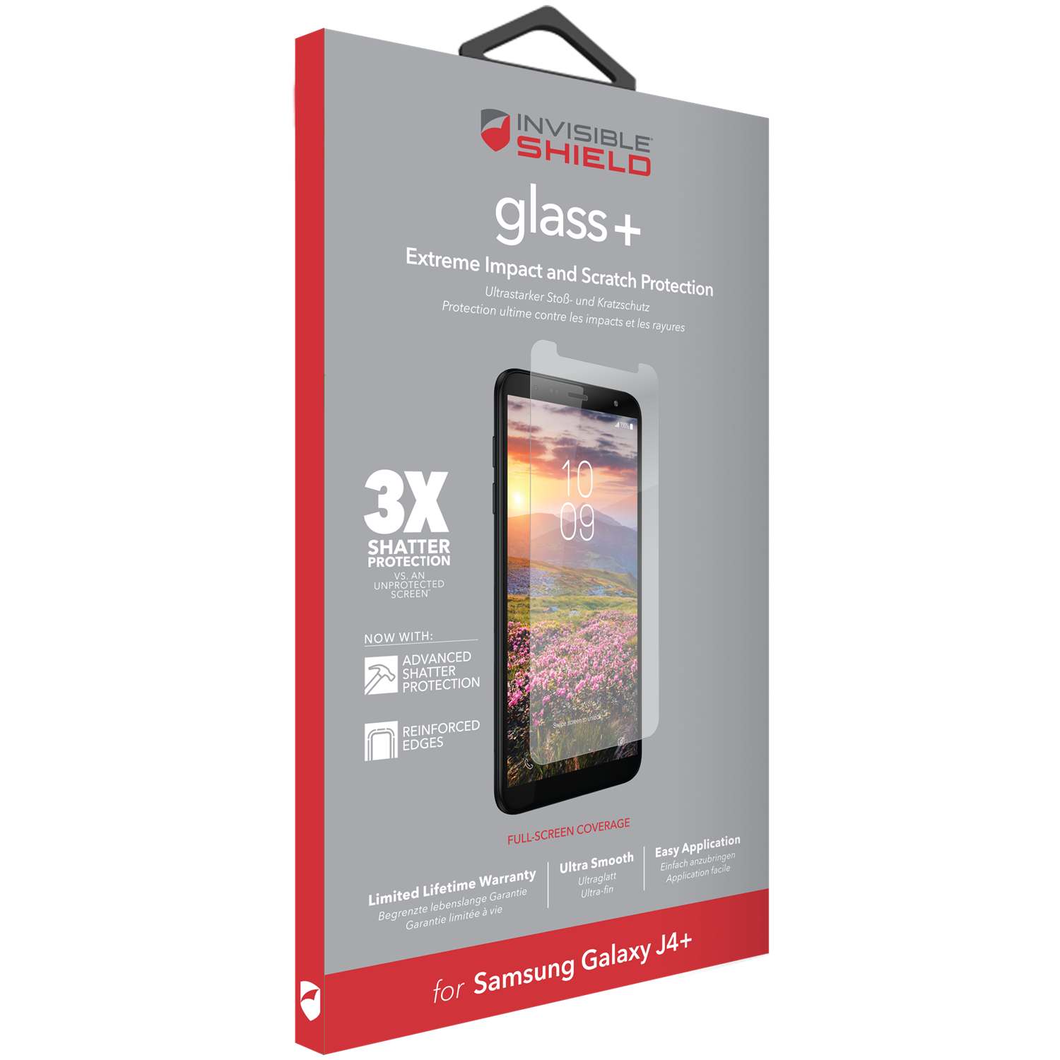 InvisibleShield Glass Plus Galaxy J4 Plus 2018